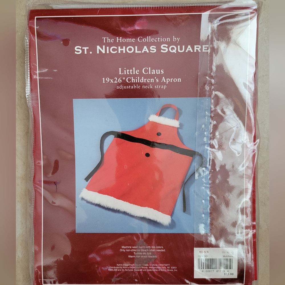 Kid’s Christmas Little Claus Apron